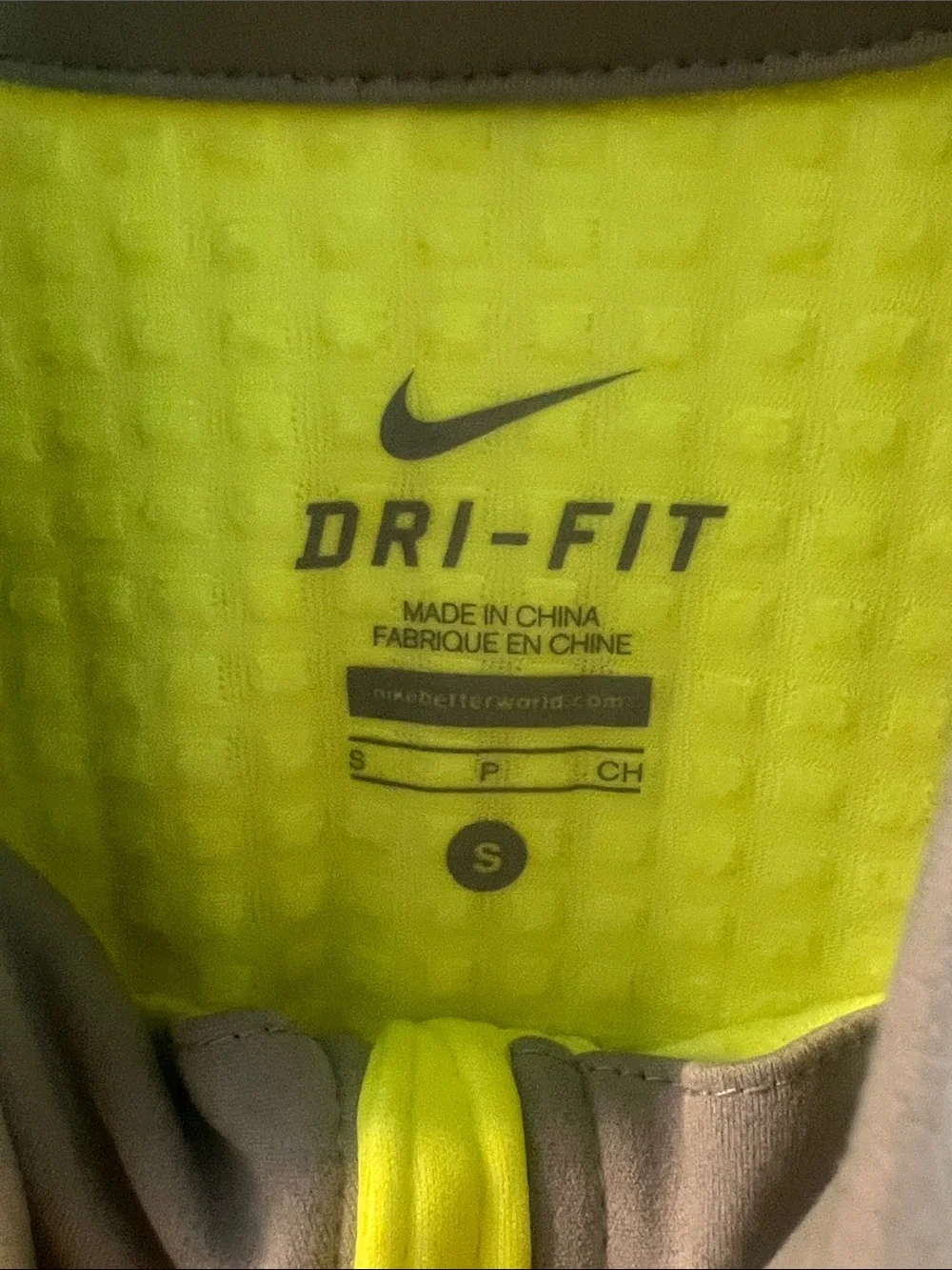 Nike Neon Yellow Reflective Dri-FIT Running Jacket